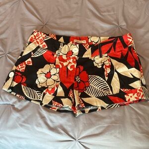 Forever 21 Floral Shortie Shorts- M